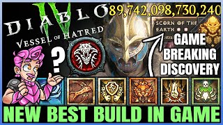 Diablo 4  New Best Broken TRILLION DPS Spiritborn Build Found  OP S6 Patch Crushing Hand Guide [upl. by Perrins]