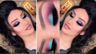 Cool Glam Step By Step Eyes Makeup Tutorial goth makeup tutorial for hooded eyes [upl. by Earahs]