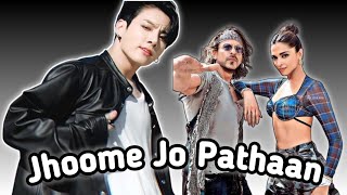 Jhoome Jo Pathaan ft BTS  Bollywood Hindi Mix  Pathaan Movie Song  BTS Dance Edit  FMV [upl. by Putnem]