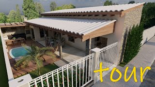 Casa simples e aconchegante  COM DOIS QUARTOS [upl. by Yolande704]