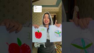 Konsi drawing achi h apple 🍎 ya ball ⚽️ youtubeshorts funny comedy shorts [upl. by Chemesh]