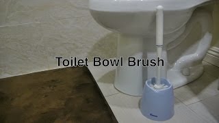 Best Toilet Brush Bowl Cleaner amp Holder Set For Cleaning w Homemade  Natural to Lysol or Clorox [upl. by Nodgnal]