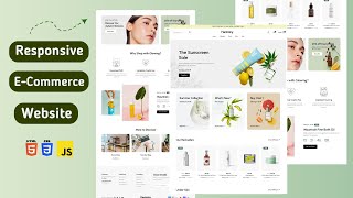 How To Create an ECommerce Website Using HTML CSS amp JS from Scratch 🛍️🛒 [upl. by Tana256]