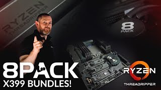 8Pack  Threadripper performance amp Elite Tier overclocked Bundles [upl. by Kara]