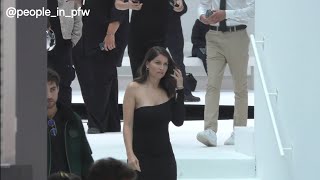 Laetitia Casta  Courrèges SS25 fashion show in Paris  25092024 [upl. by Netsuj]