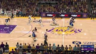 LIVE Lakers Warriors [upl. by Noyrb]