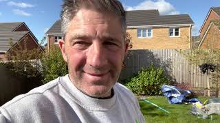 Laying An Indian Sandstone Patio Landscaping Talk [upl. by Tarrant572]