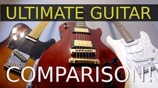 Strat vs Tele vs Les Paul a completely original idea [upl. by Betsey]