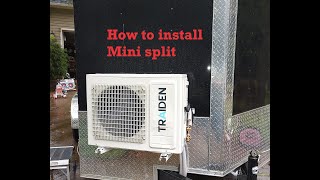 MiniSplit Installation For Dummies  Complete Step By Step Guide [upl. by Xavler888]