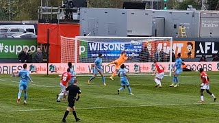 Paul Mullin scores for Wrexham  Wrexham vs Boreham wood [upl. by Massingill]