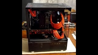 Okinos Aqua 3 PC Case review  MATX motherboard  PowerColor Red Devil RX 580 🔥😈🔥 PART 1 [upl. by Glenna63]