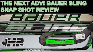 Bringing the blade hole back Bauer Sling hockey stick Snap Shot Review [upl. by Tatiania]