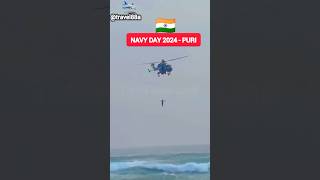 পুরীর সৈকতে যুদ্ধ বিমান😲Navy Day 2024 Puri ✈️shotsnavyindiaarmyviralvideojet [upl. by Inihor833]