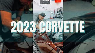 2023 Corvette  WetSanding by hand to remove scratching [upl. by Gnart284]