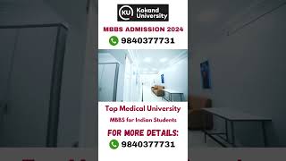 quotYour MBBS Abroad Journey Starts at Kokand University – Apply Nowquot [upl. by Aicxela]