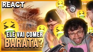 ELE VAI COMER BARATA 🤢🤢 React  Samira Close [upl. by Lebasy]