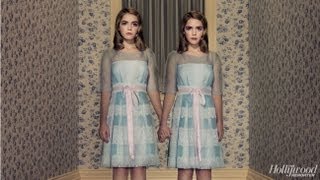 Kiernan Shipka ReEnacts the Spooky Grady Twins From The Shining [upl. by Reffotsirk978]