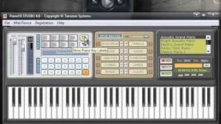 Piano FX sintetizador o teclado en tu computador gratis [upl. by Reckford]