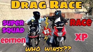 tvs ntorq super squad edition vs ntorq race xp shocking result kya socha tha or kya ho gya 😲 [upl. by Ynitsed]