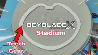 I Made Beyblade X Xtreme Rail Stadium Will it Work [upl. by Aztinad354]