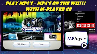 Play music tv shows amp movies with M  Player CE on the Nintendo Wii [upl. by Kyle309]