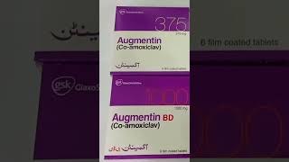 Augmentin 375mg Tablet Augmentin Tablet 625mg Augmentin 1000mg Tablet Uses [upl. by Yenobe]