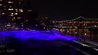 WATERLICHT by Daan Roosegaarde at the United Nations Headquarters New York USA [upl. by Deedee]