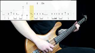 Guns N Roses  Rocket Queen Bass Only Play Along Tabs In Video [upl. by Oinotnanauj]