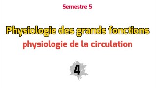 Physiologie circulatoire Activité Cardiaque partie 4  Physiologie des grandes fonctions [upl. by Yuzik]