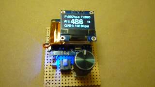 Altimeter with QNH adjustment DIY [upl. by Matthaeus550]