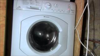 hotpoint HF8B593 Futura Washing Machine  Wool Extra Rinse option 34 [upl. by Nadnal]