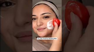 Remove Acne amp Pimples Naturally At HomeGet Glowing skin With Tomato facial skincarefacialshorts [upl. by Micheil]