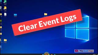 How to Clear Event Logs in Windows 11 [upl. by Shepherd736]