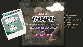 Types of COPD Difference between chronic bronchitis vs Emphysema [upl. by Iraam536]