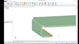 DesignSpark Mechanical Basic sheet metalwork 1 [upl. by Saber]