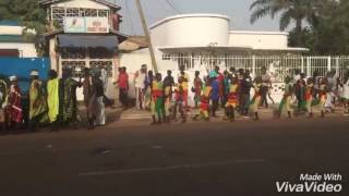 Carnaval em Guine Bissau na África parte 2 [upl. by Mond]