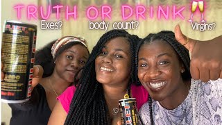 Truth OR Drink 🥂Exes body countvirgins VERY JUICY 🔥 🔞 [upl. by Yajiv]