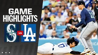 Mariners vs Dodgers Game Highlights 81924  MLB Highlights [upl. by Busch]