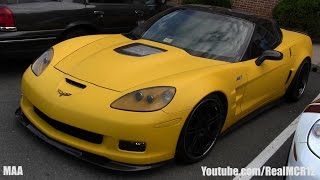 MATTE Yellow Corvette ZR1  Cars and Coffee [upl. by Avis485]