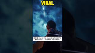 ¡Impactante Joven Captura el Momento Exacto del Meteorito que Iluminó la Noche [upl. by Eniamor40]