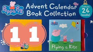 Reading Peppa Pig Advent Calendar 2022 Book Collection  11 Flying a Kite  Story Time [upl. by Biebel]