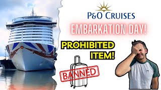 PampO Cruises  Iona  Embarkation day Norwegian Fjords travel cruise [upl. by Acacia]