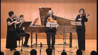 J S Bach  Sonata for two Violins and Basso Continuo CMajor  BWV 1037 [upl. by Noland217]