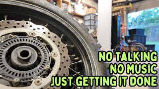 How to change a tyre using the Rabaconda Street Tyre Changer  ASMR [upl. by Aelegna123]