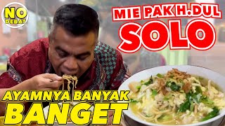 KULIDEL MIE PAK HDUL SOLO  AYAMNYA BANYAK BANGET [upl. by Odeen]