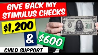 GET BACK My 1200 And 600 Stimulus Checks From Child Support Extra Funds Available for Fathers [upl. by Riccio]