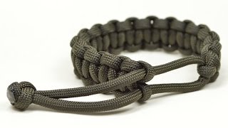 Make a Mad Max Style Paracord Survival Bracelet THE ORIGINAL  Boredparacordcom [upl. by Laen]