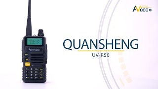 Quansheng UVR50  Рация  AV808 [upl. by Auroora]