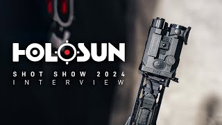 Holosun Interview at SHOT Show 2024 Affordable VCSEL Laser Hybrid Thermal Optics and MORE [upl. by Zoller763]