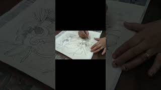 MADHUBANI PAINTING  SHAMBHAWI CHOUDHARY art madhubanipainting madhubaniart painting [upl. by Rebekah]